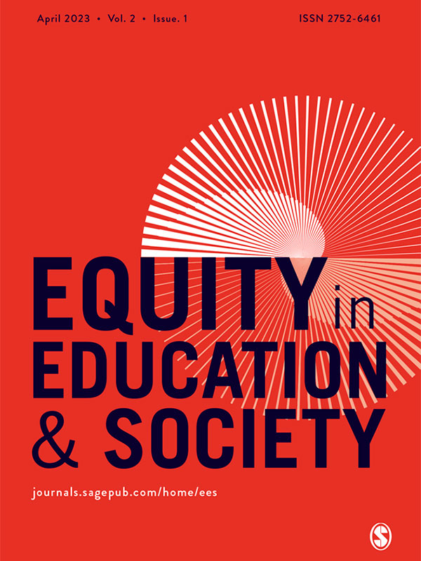 Equity in Education & Society: Volume 2, Issue 1 cover