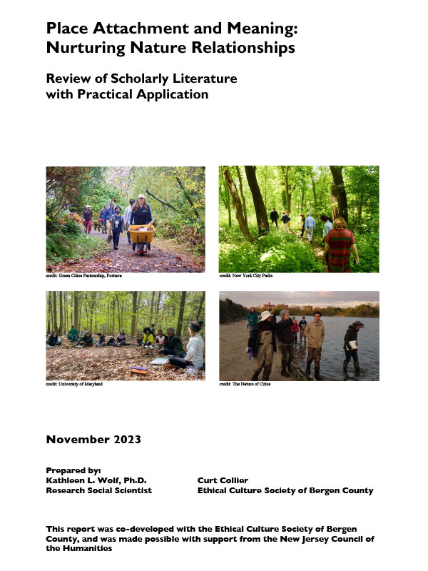 Place Attachment and Meaning: Nurturing Nature Relationships